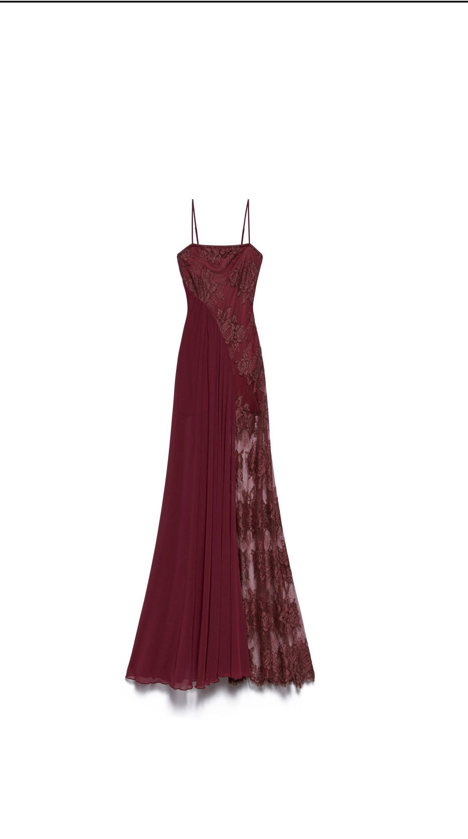 LONG DRESS NOA BURGUNDY