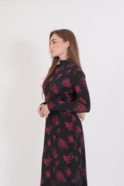 ABITO FIORI BLACK