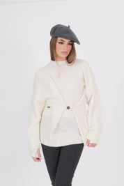 PULLOVER OFF WHITE AKEP