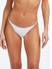 BIKINI SLIP STRASS WHITE