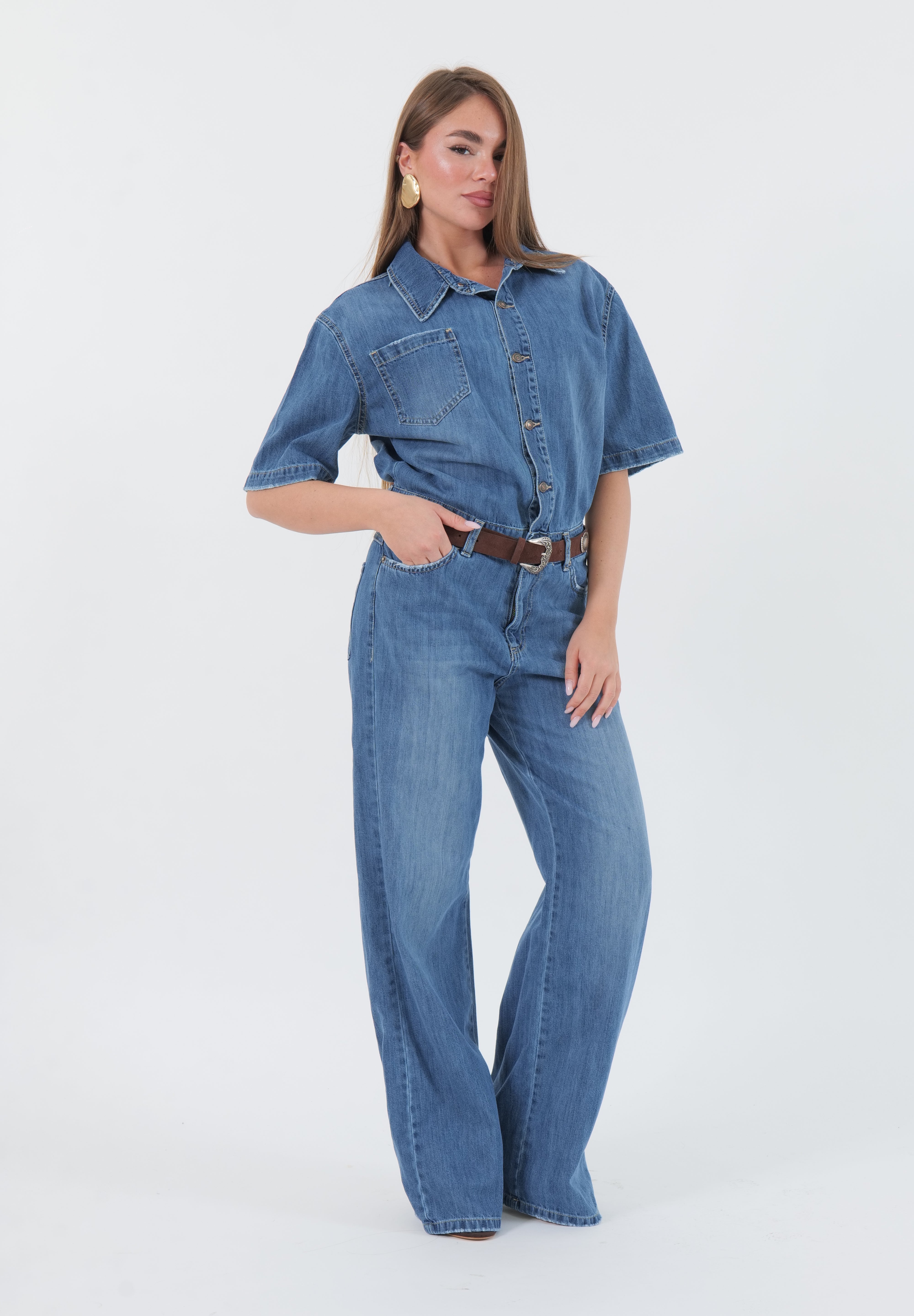 JUMPSUIT DENIM VICOLO
