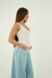 TOP COSTINE BIANCO
