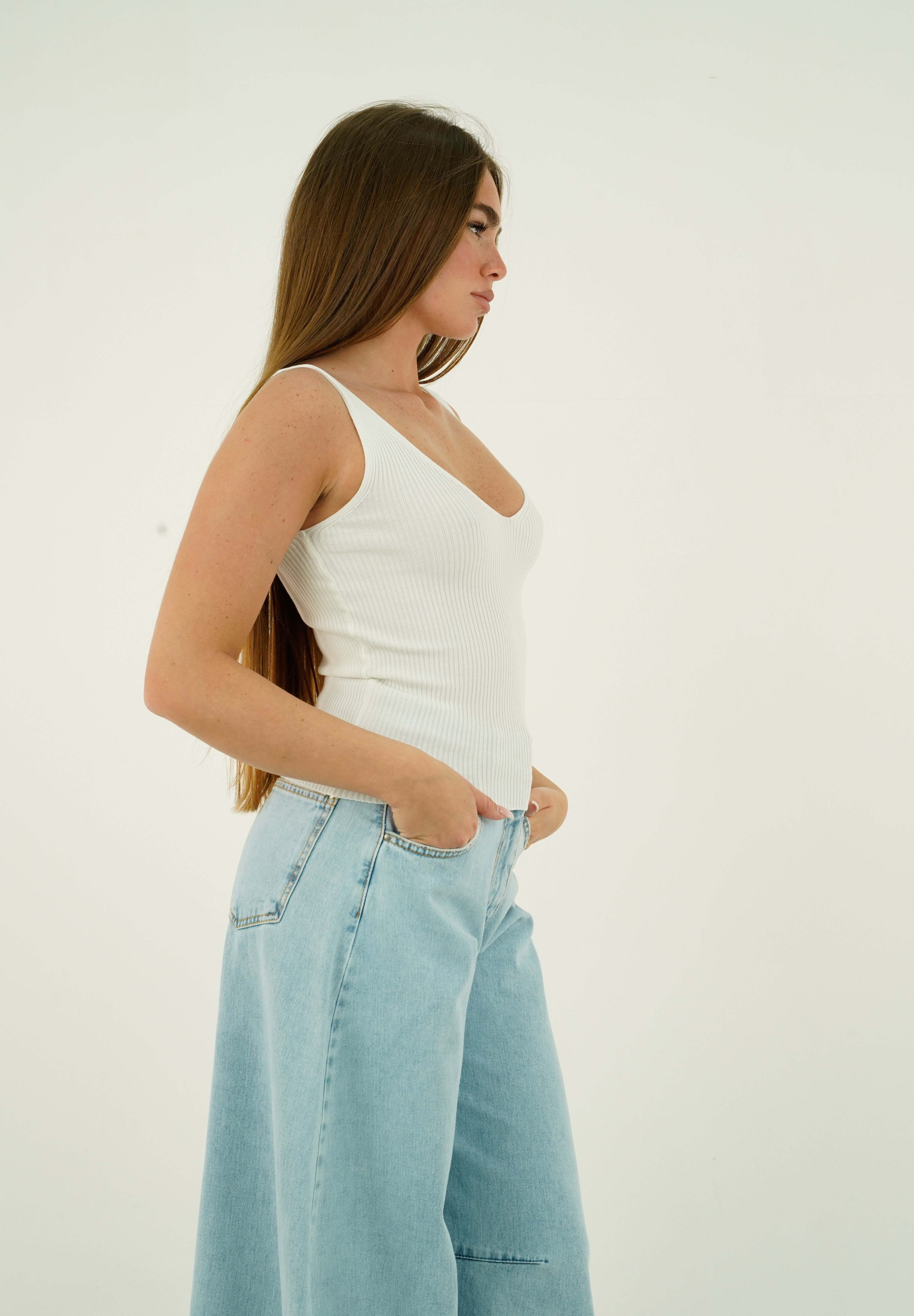 TOP COSTINE BIANCO