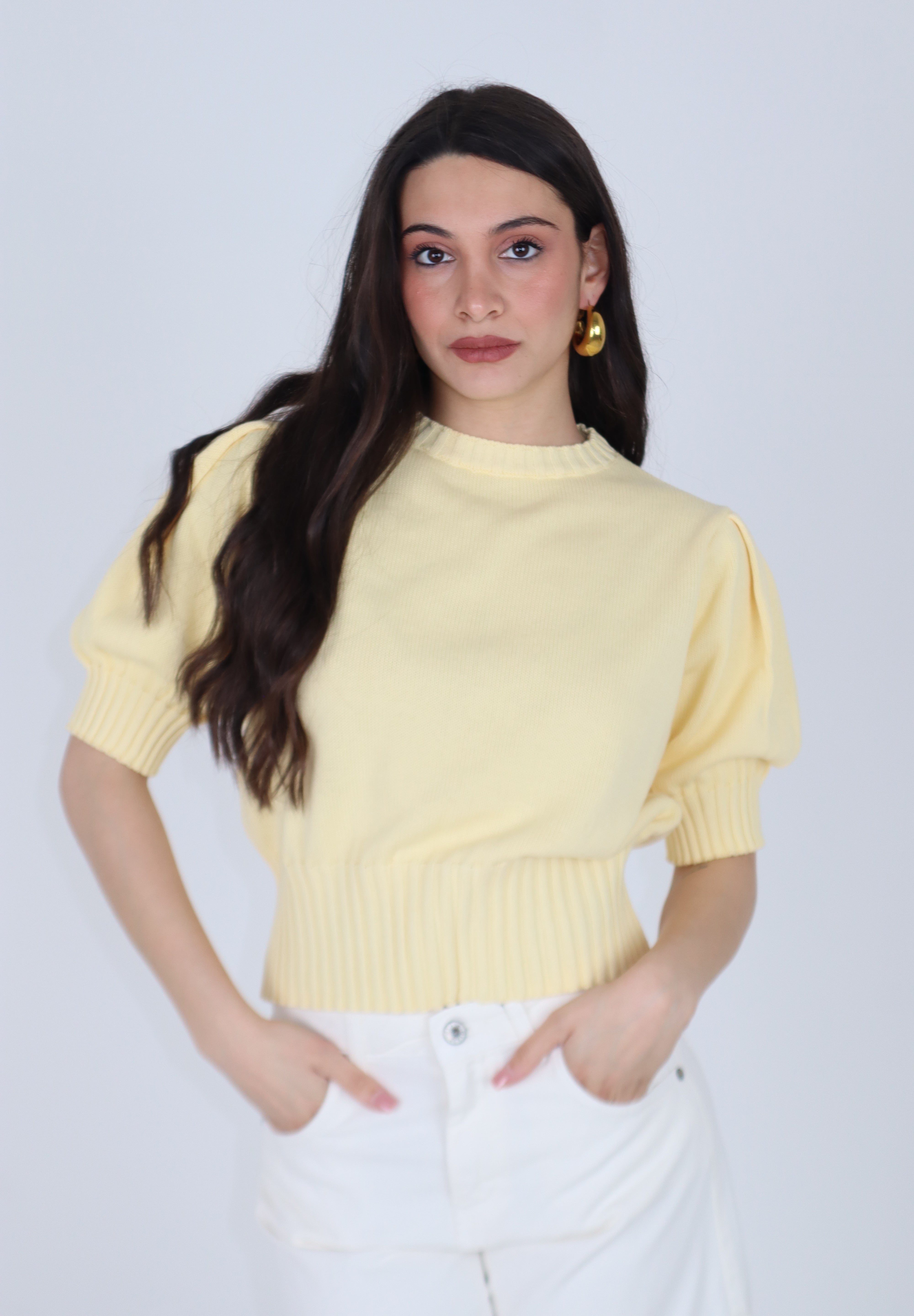 MAGLIA ELISA GIALLA