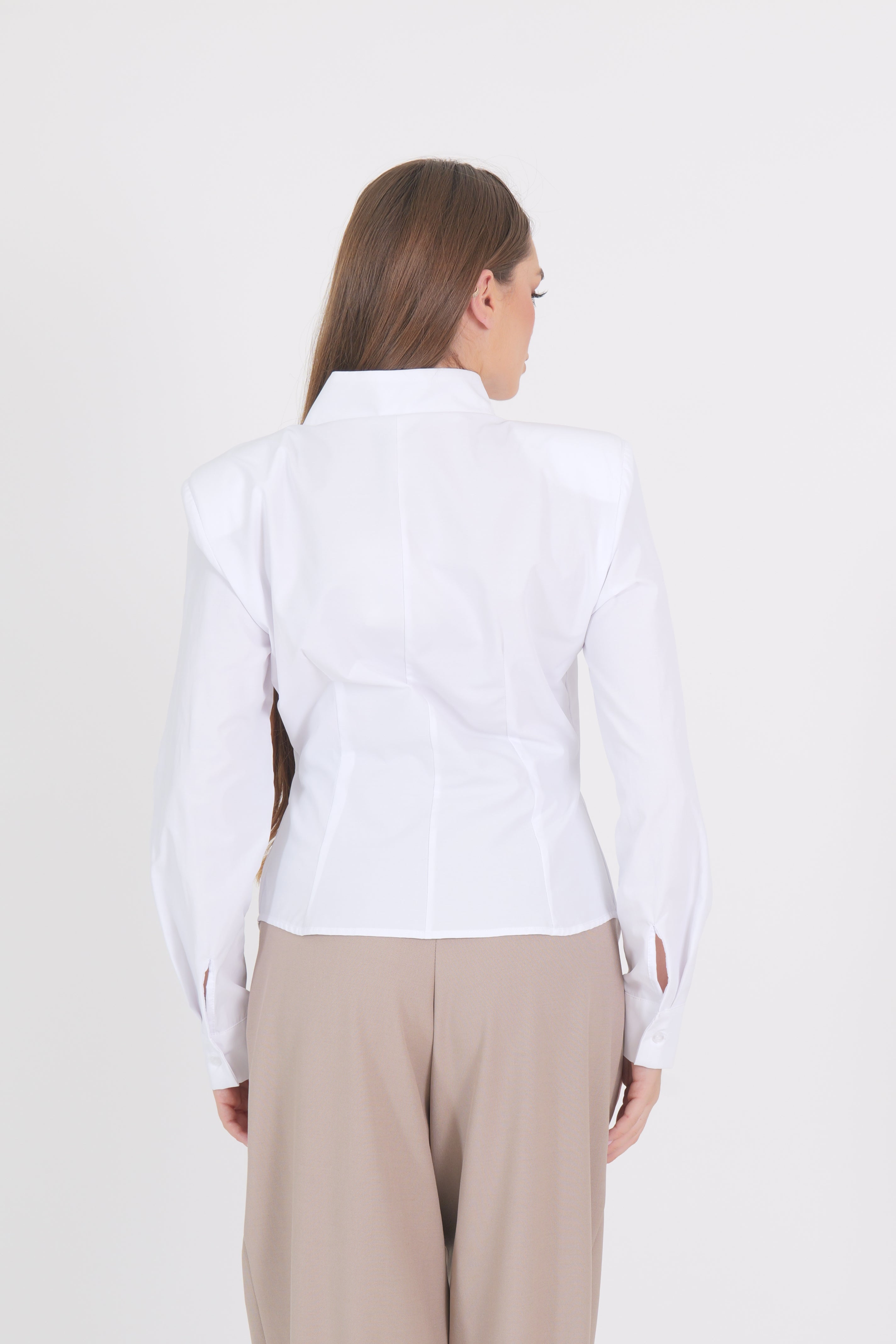 CAMICIA SPALLINE BIANCA