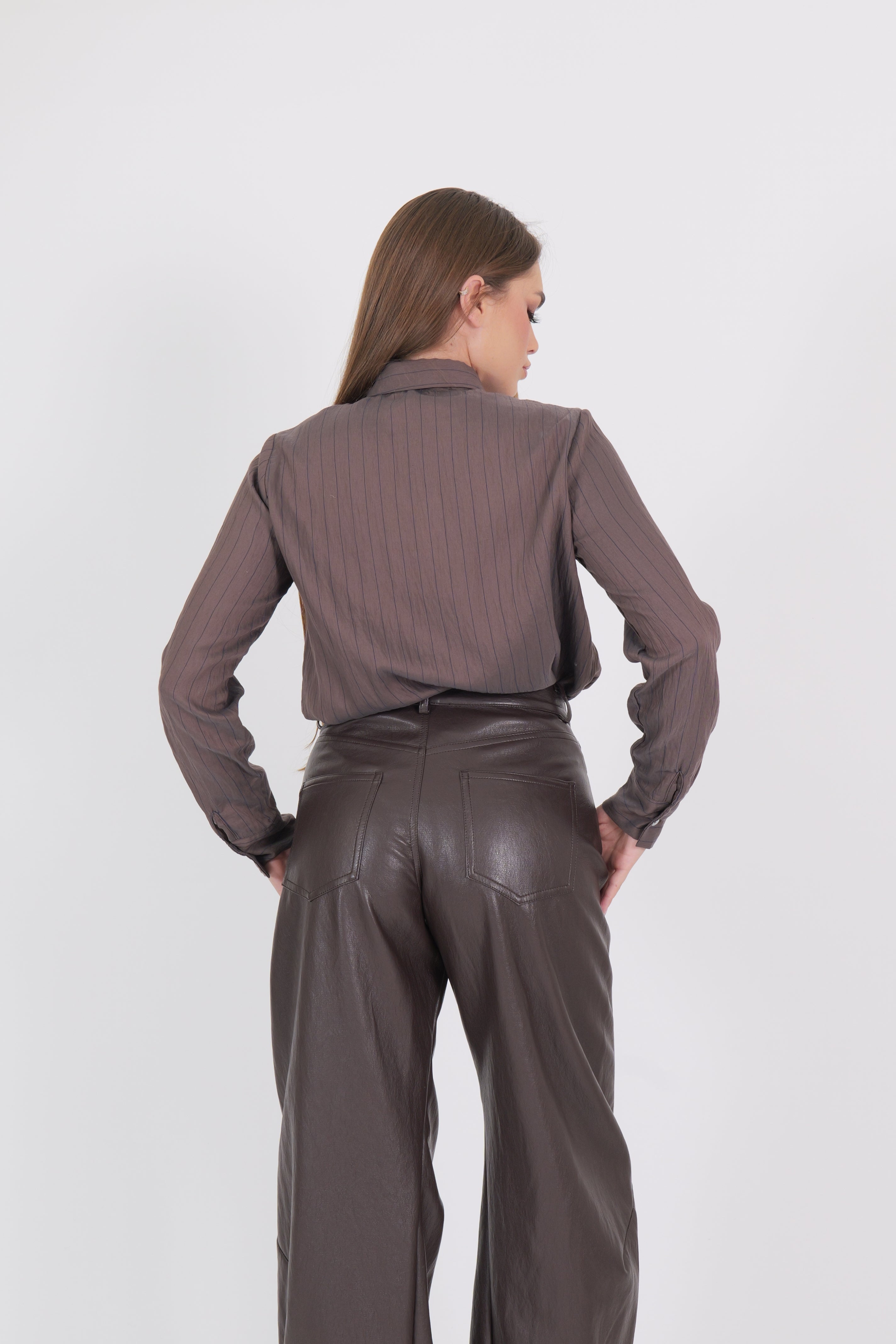 CAMICIA CRAVATTA MORO