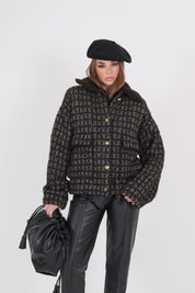 COCO BOMBER NERO/MORO