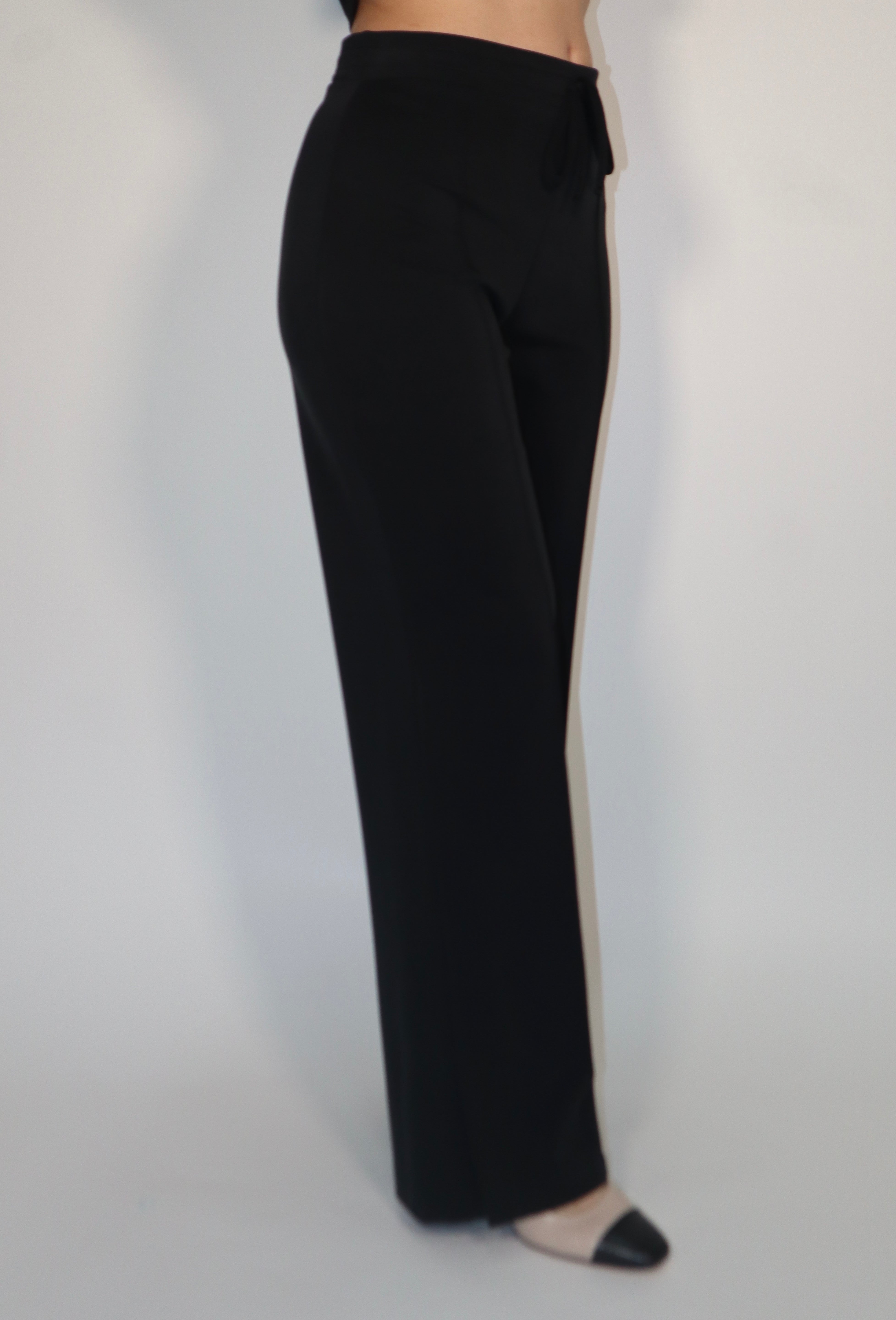 PANTALONE NERO AMPIO