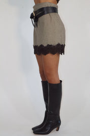 MINIGONNA EVA PIZZO E CHECK