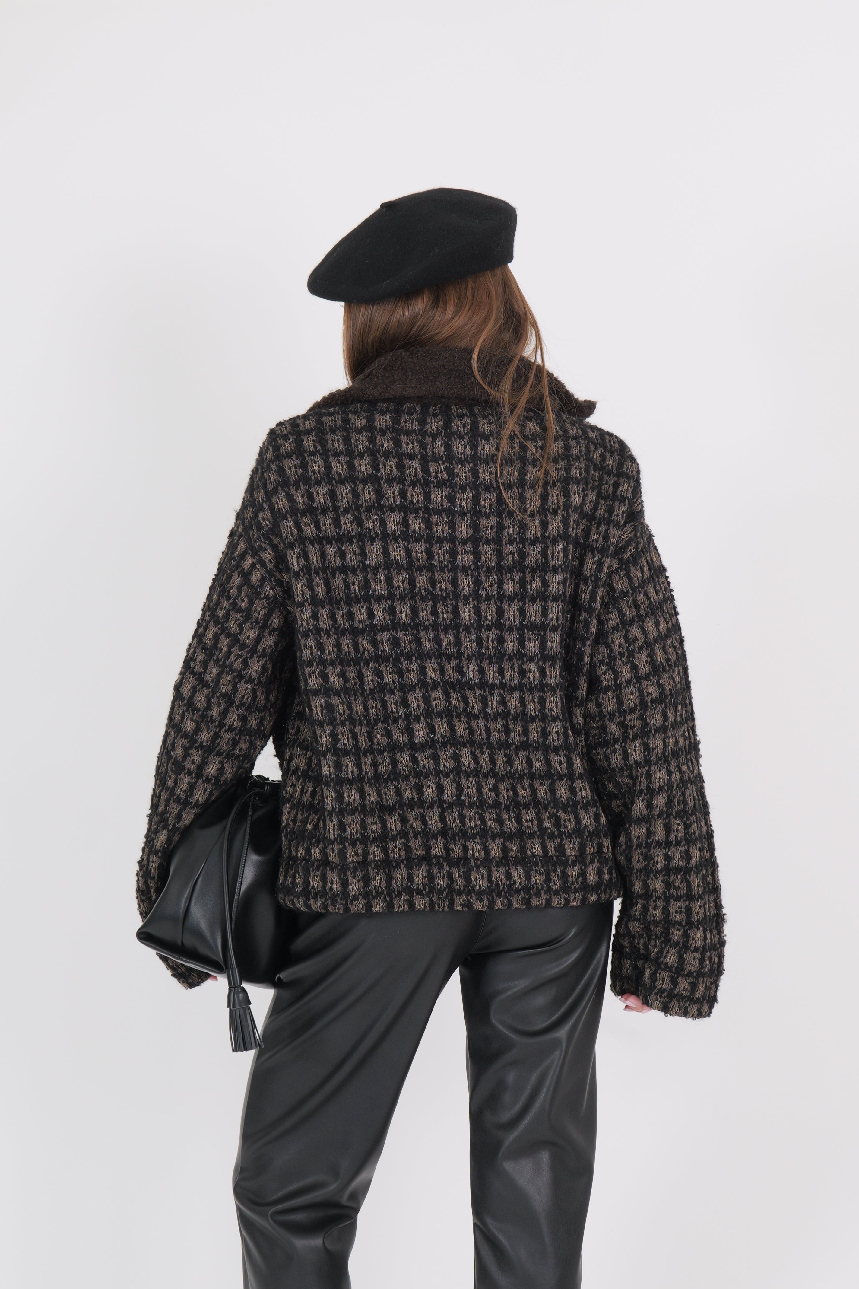 COCO BOMBER NERO/MORO