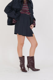 MINI SHORT BLU