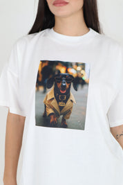 T-SHIRT BASSOTTO CHIC