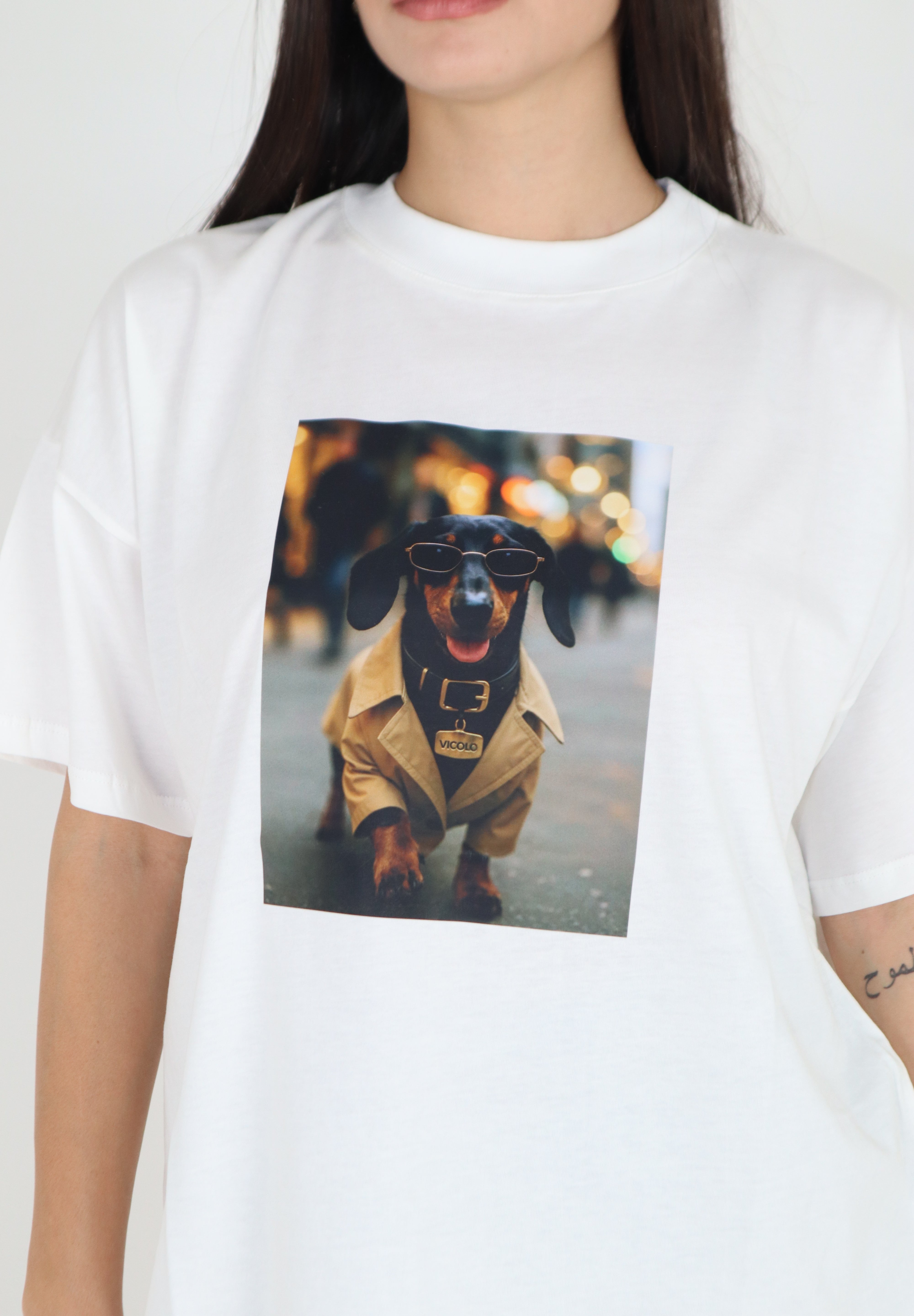 T-SHIRT BASSOTTO CHIC