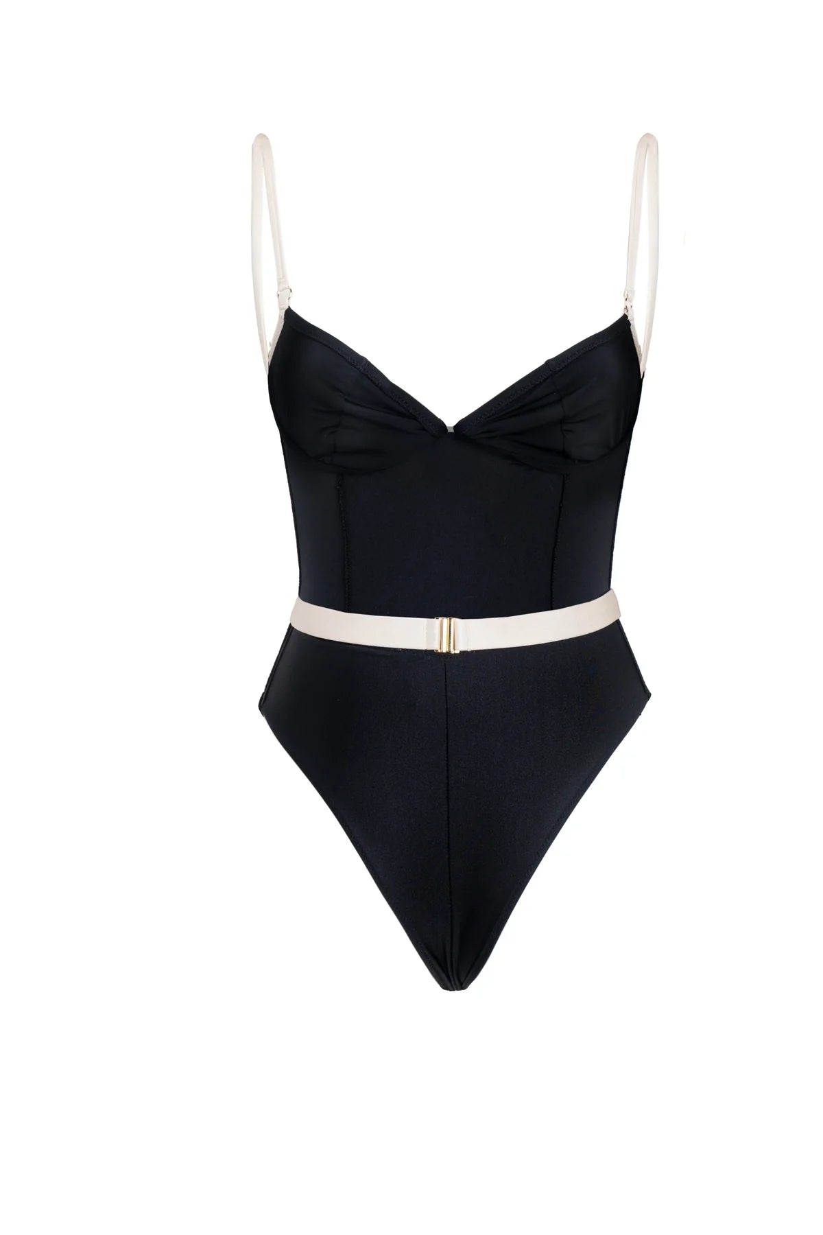 CINDY ONEPIECE BLACK ALMOND