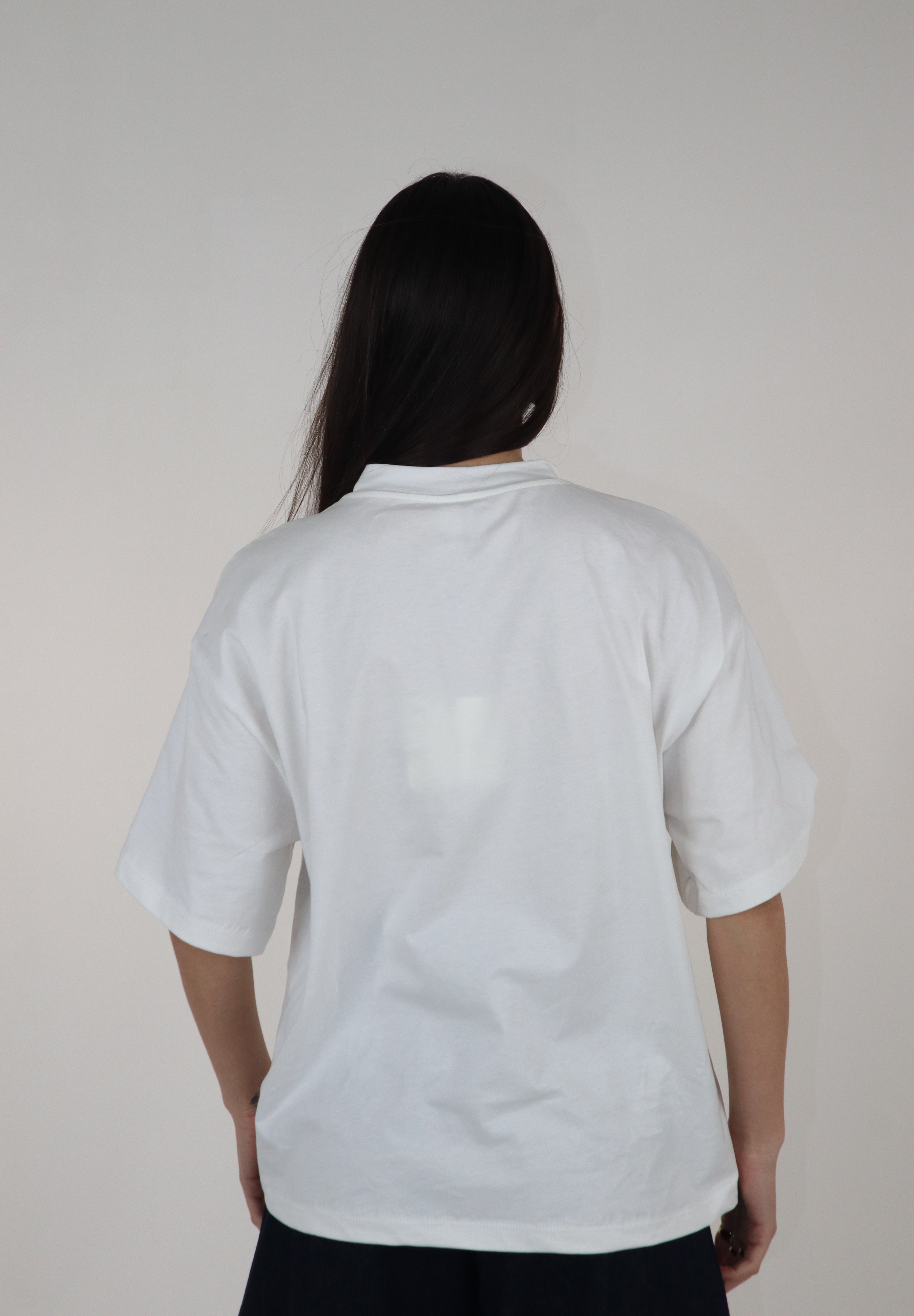 T-SHIRT PANNA BLU