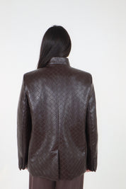 GIACCA LEATHER MORO