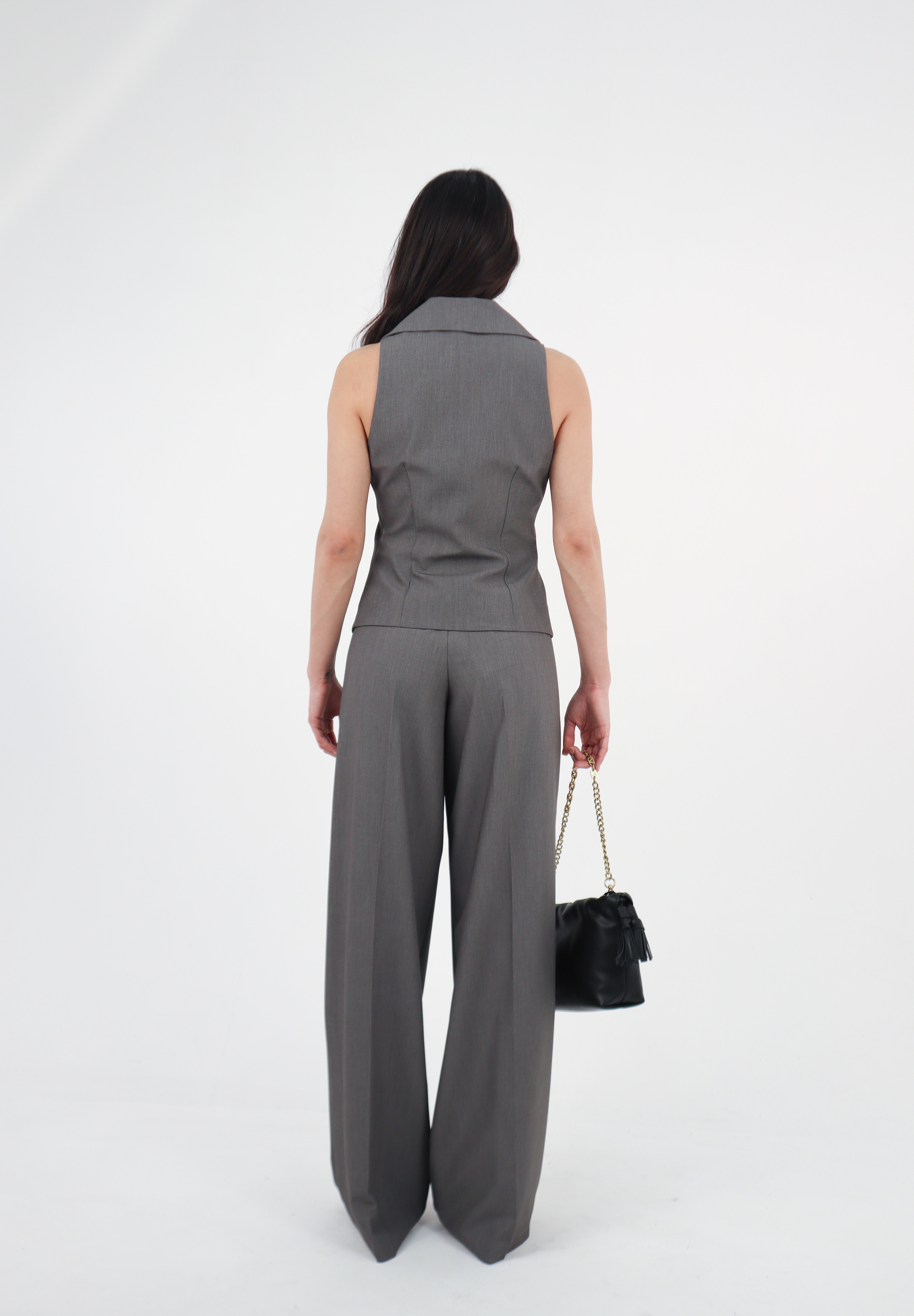 PANTALONE GRIGIO MELANGE