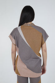CARDIGAN JACQUARD WAVES