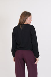 CARDIGAN NERO VICOLO