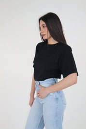 T-SHIRT SPALLINE BODY NERO