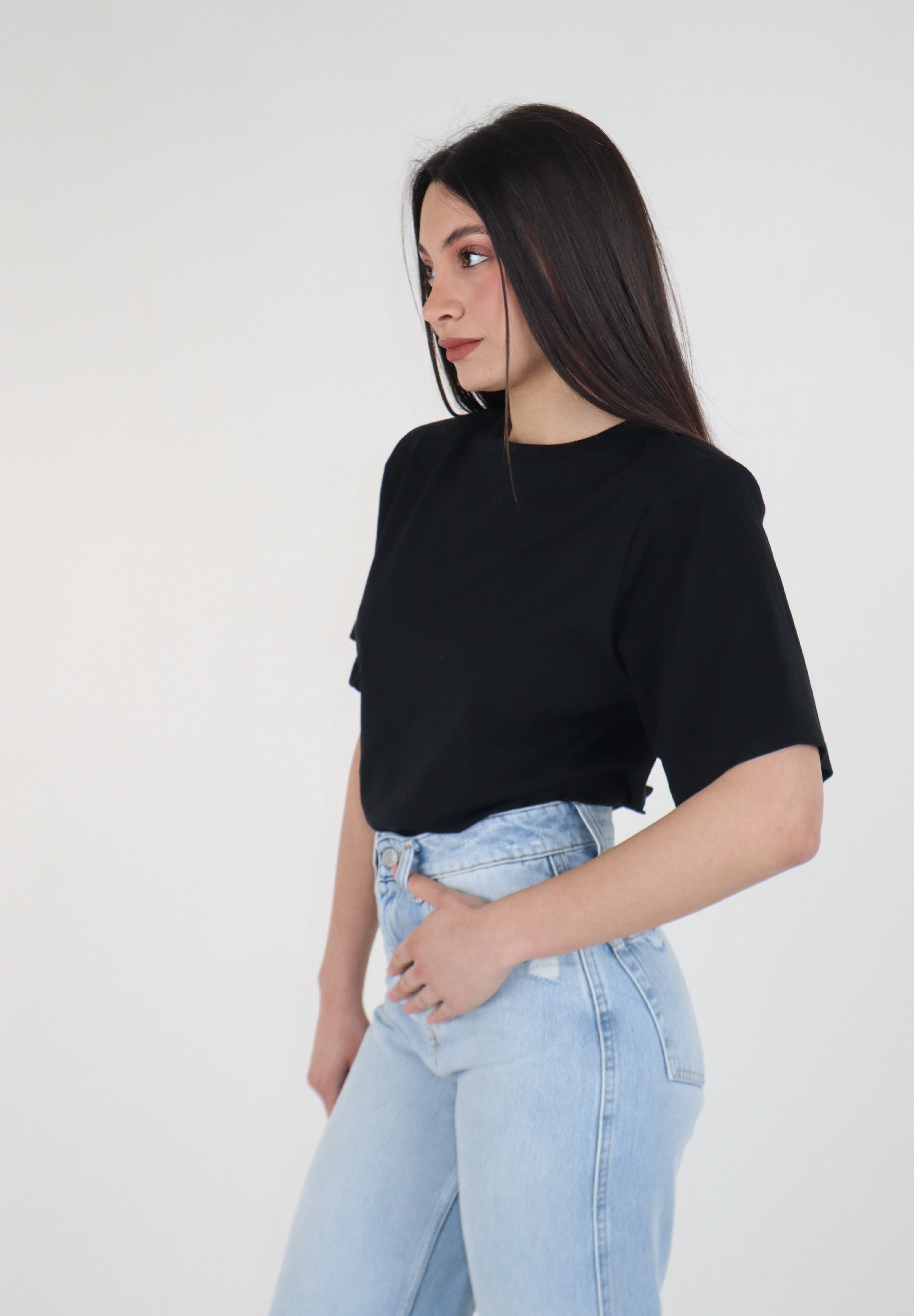 T-SHIRT SPALLINE BODY NERO