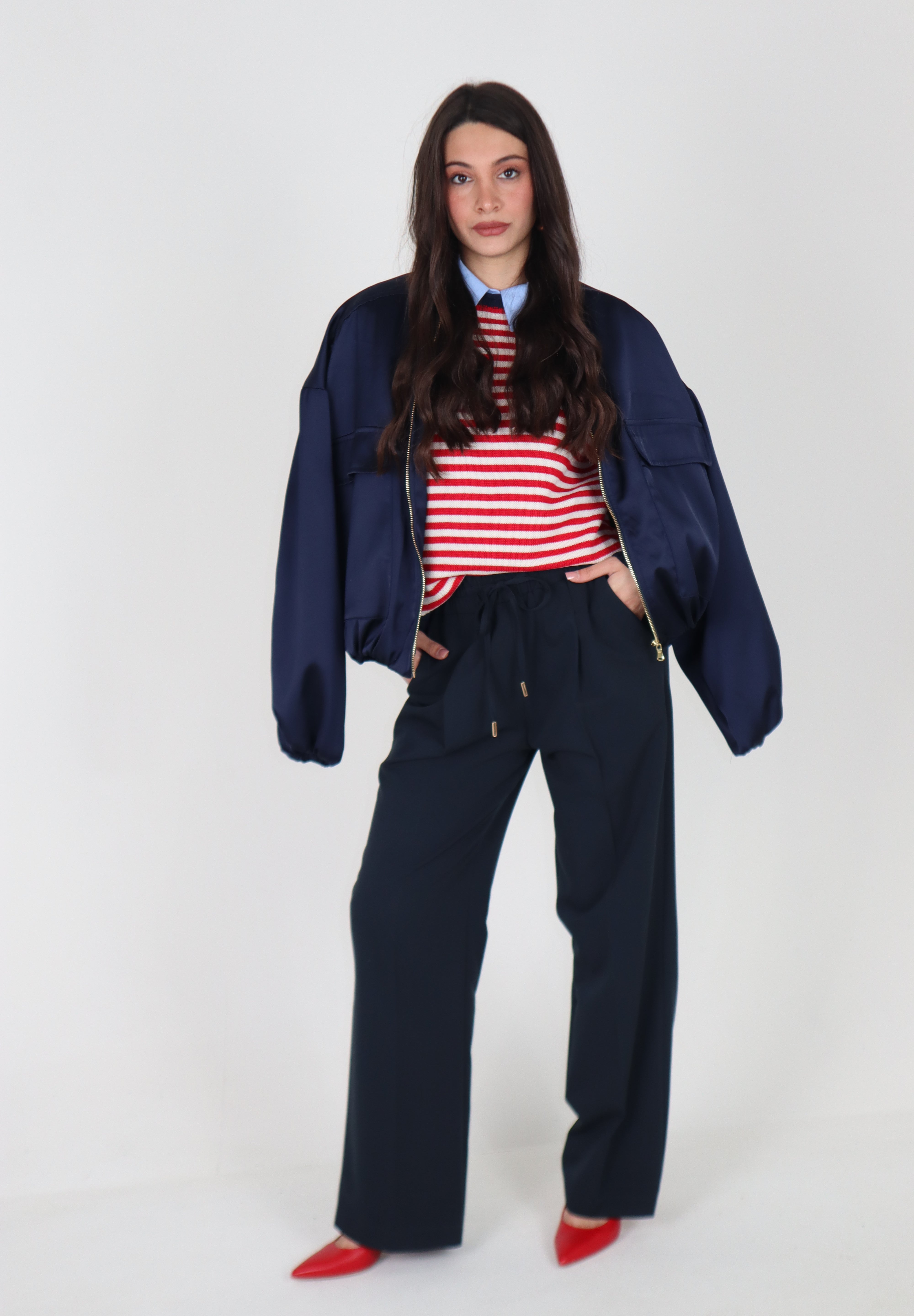 PANTALONE PAMY BLU