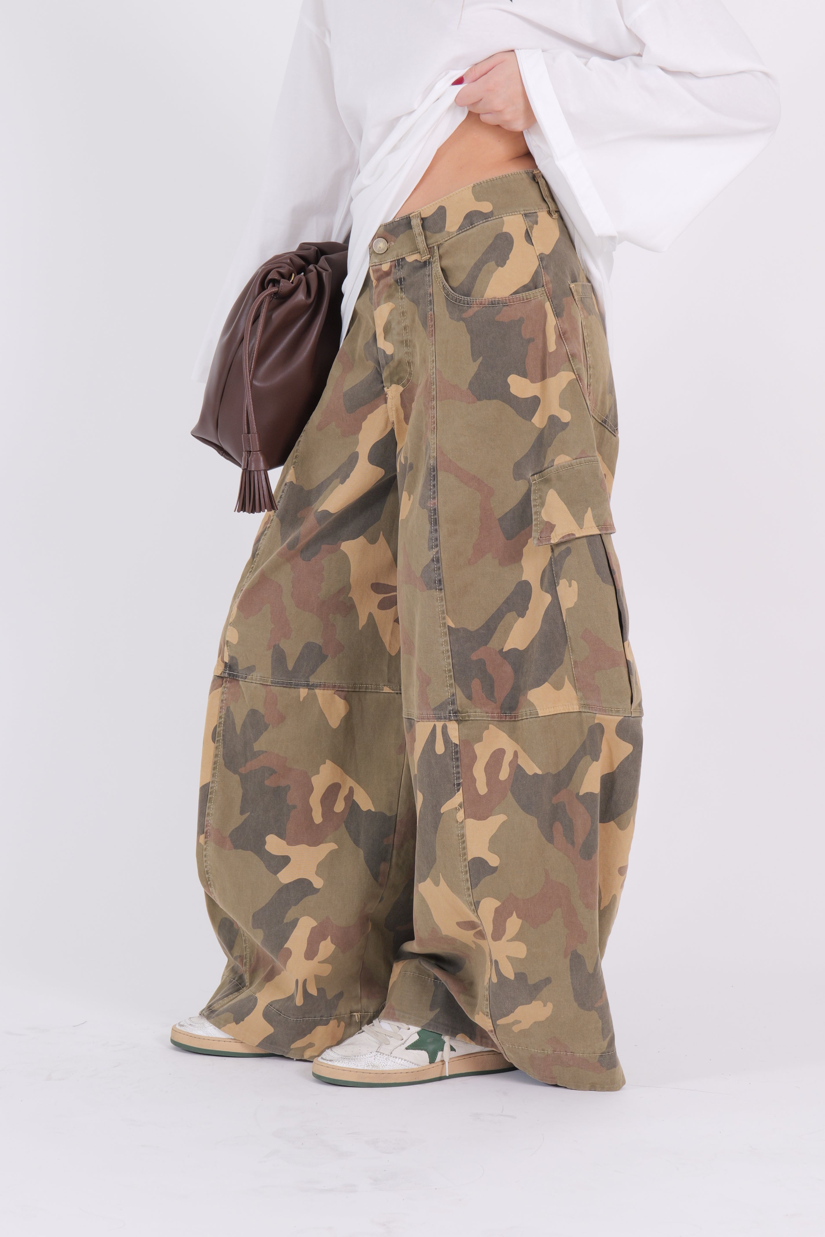 PANTALONE MIMETICO VERDE