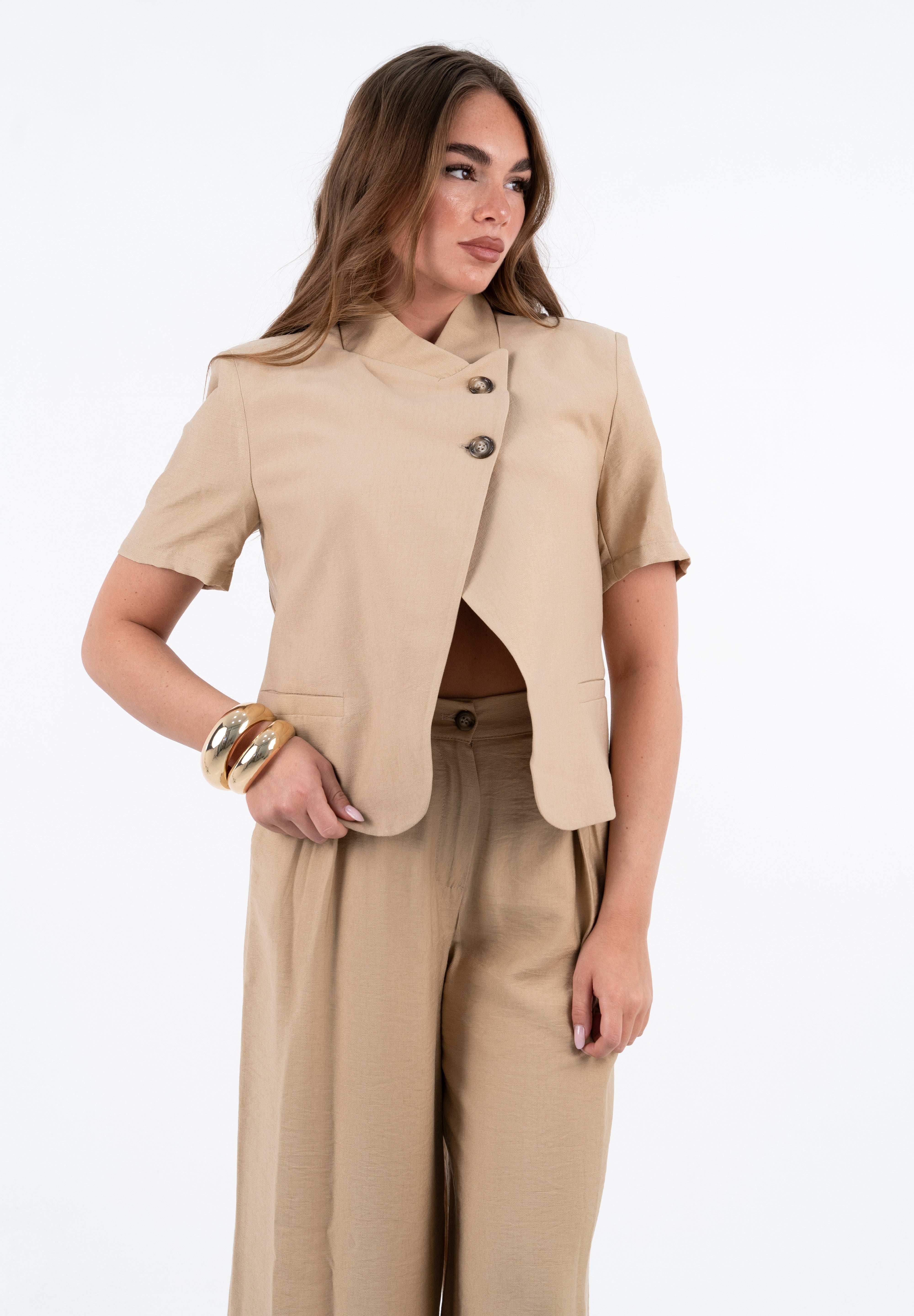 GIACCA POCHEON BEIGE