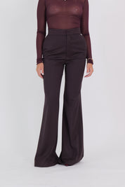 STRAIGHT RIO PANTS RUBY NOIR