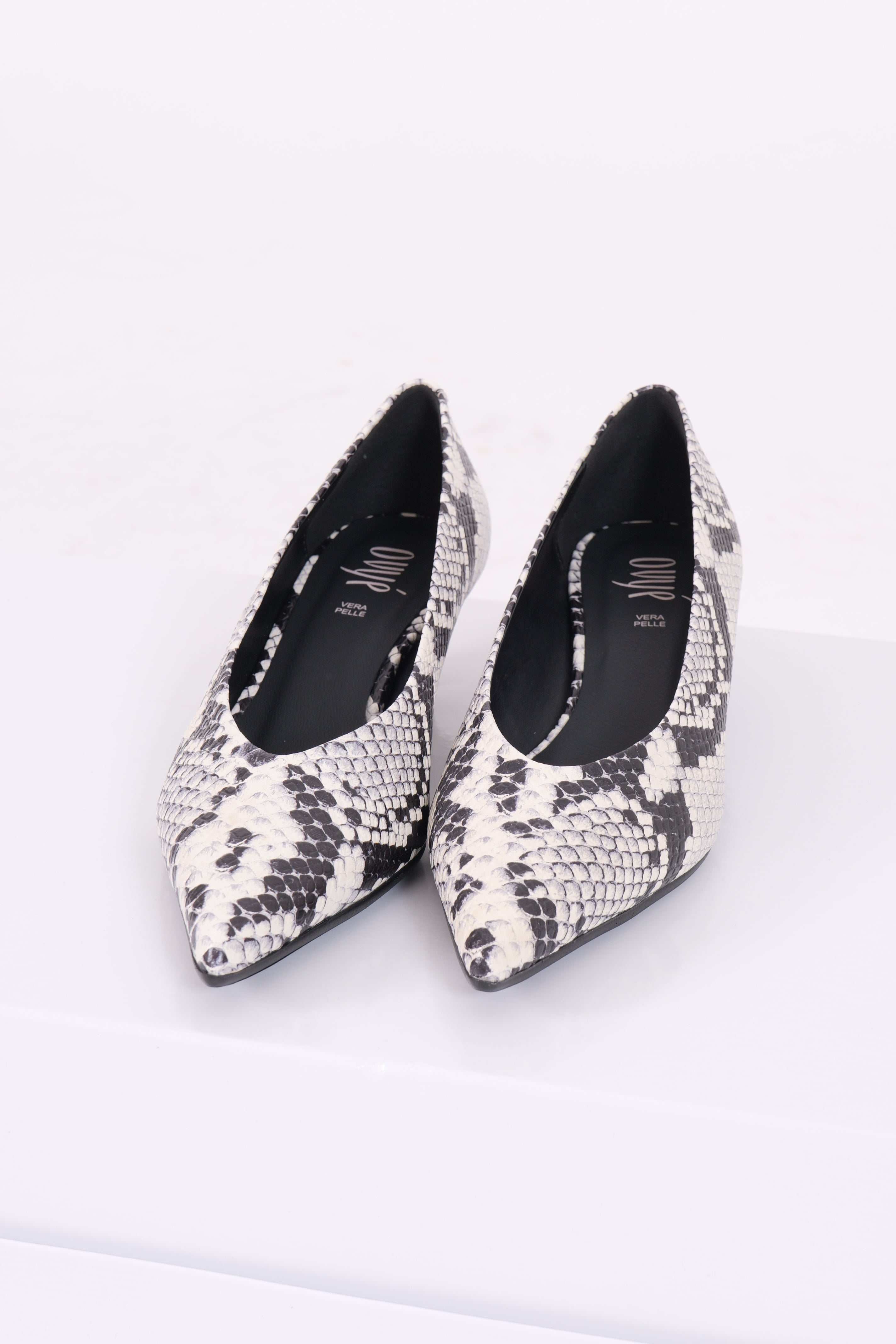 SLINGBACK PITONATA BINACO/NERO