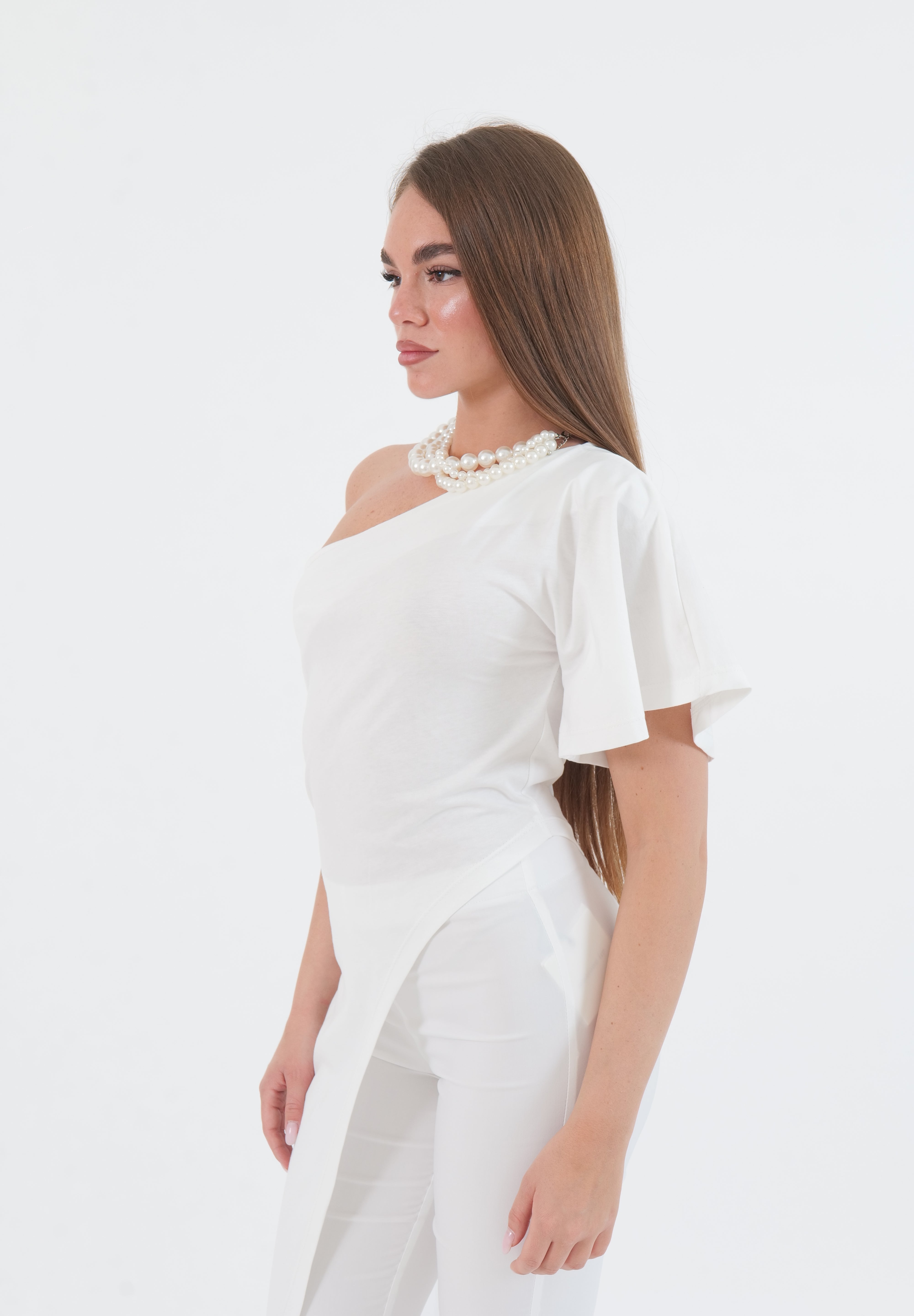 TOP MONOSPALLA BIANCO