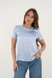 T SHIRT SATIN SKY