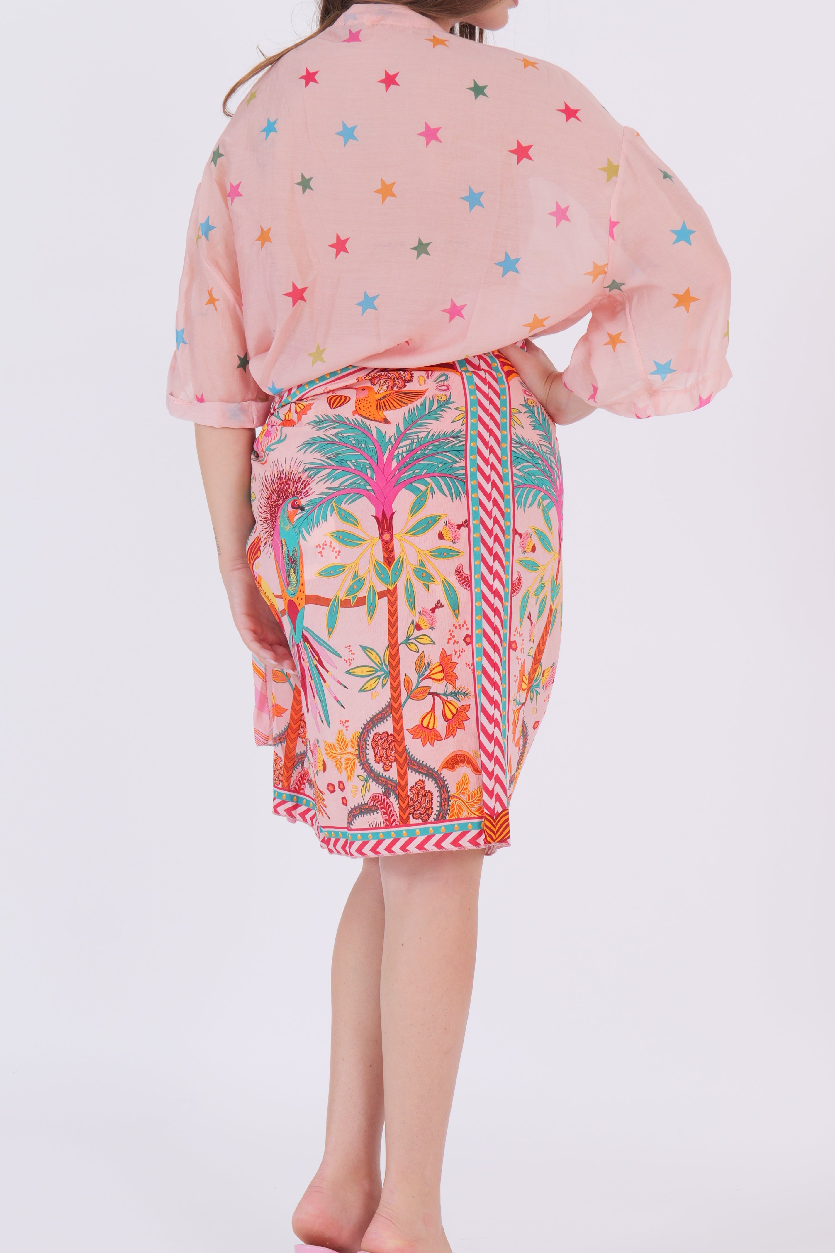 CAMICIA STELLINE ROSA