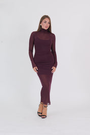 MIDI DRESS NORMA RUBY NOIR