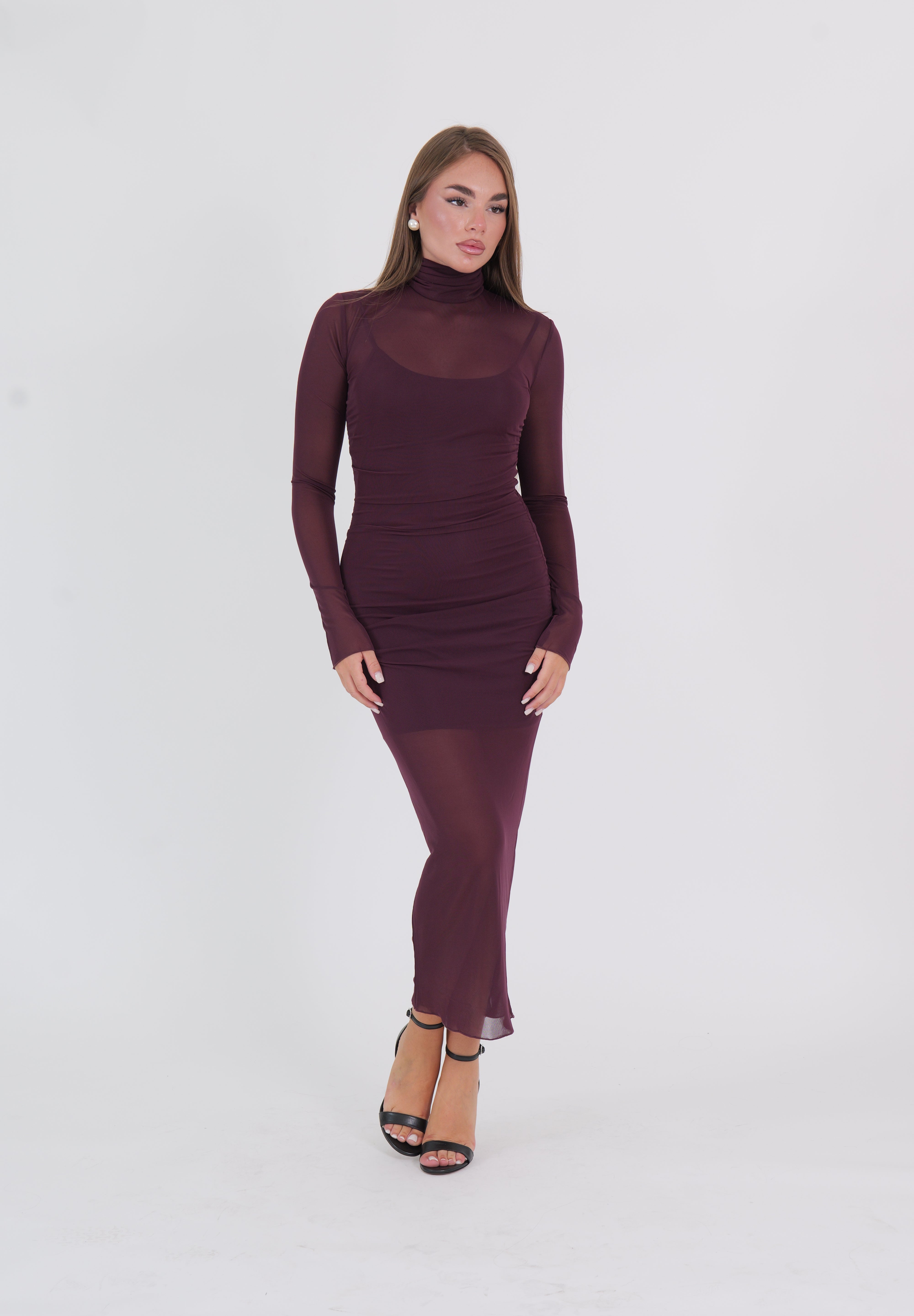 MIDI DRESS NORMA RUBY NOIR