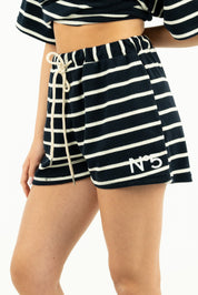 SHORT BICOLOR N•5 BLU