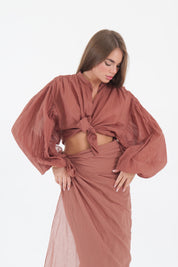CAMICIA CIOCCOLATO