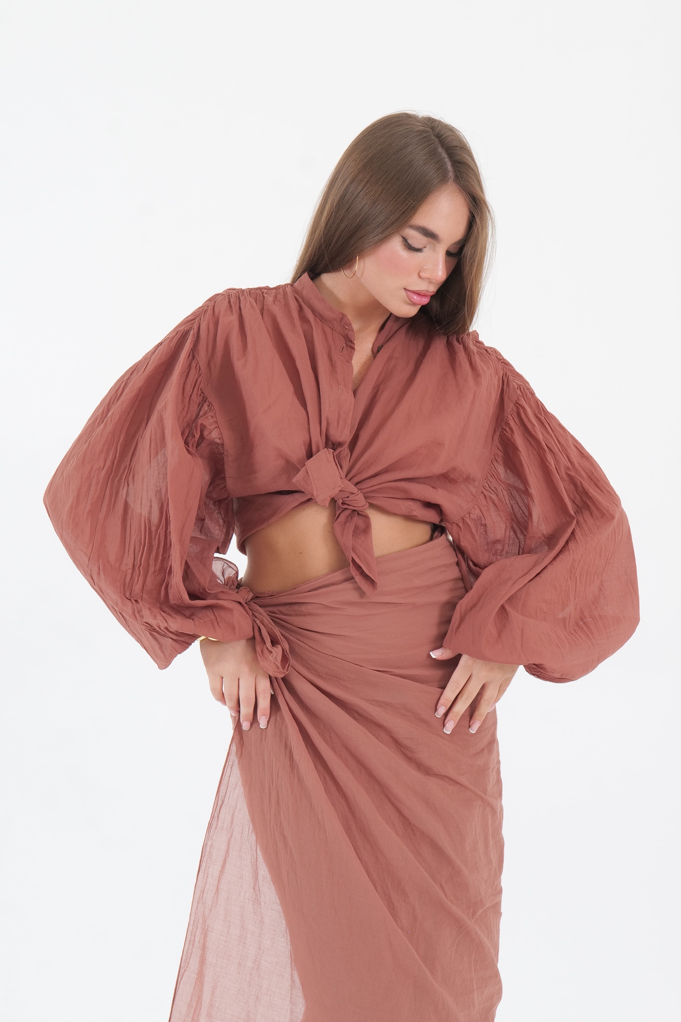 CAMICIA CIOCCOLATO