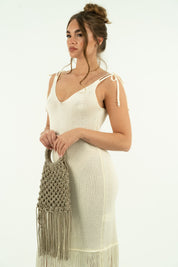 MINI DRESS FRANGE PANNA