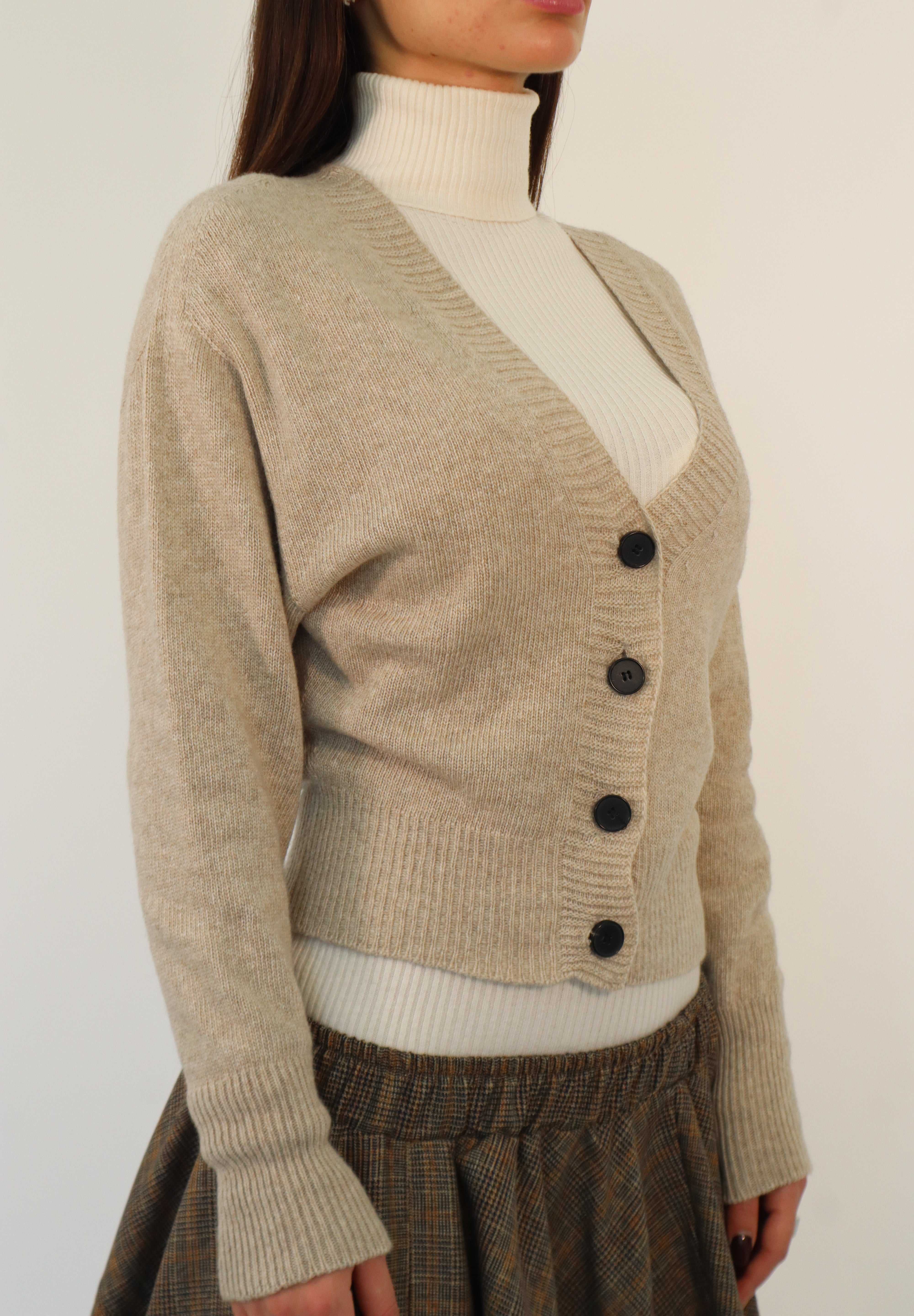 CARDIGAN IN LANA BASIC