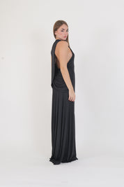 LONG DRESS SOLEN BLACK