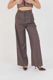PANTALONE TORTORA GESSATO