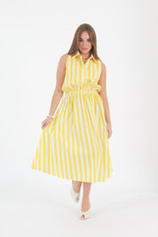 ABITO LINES GIALLO