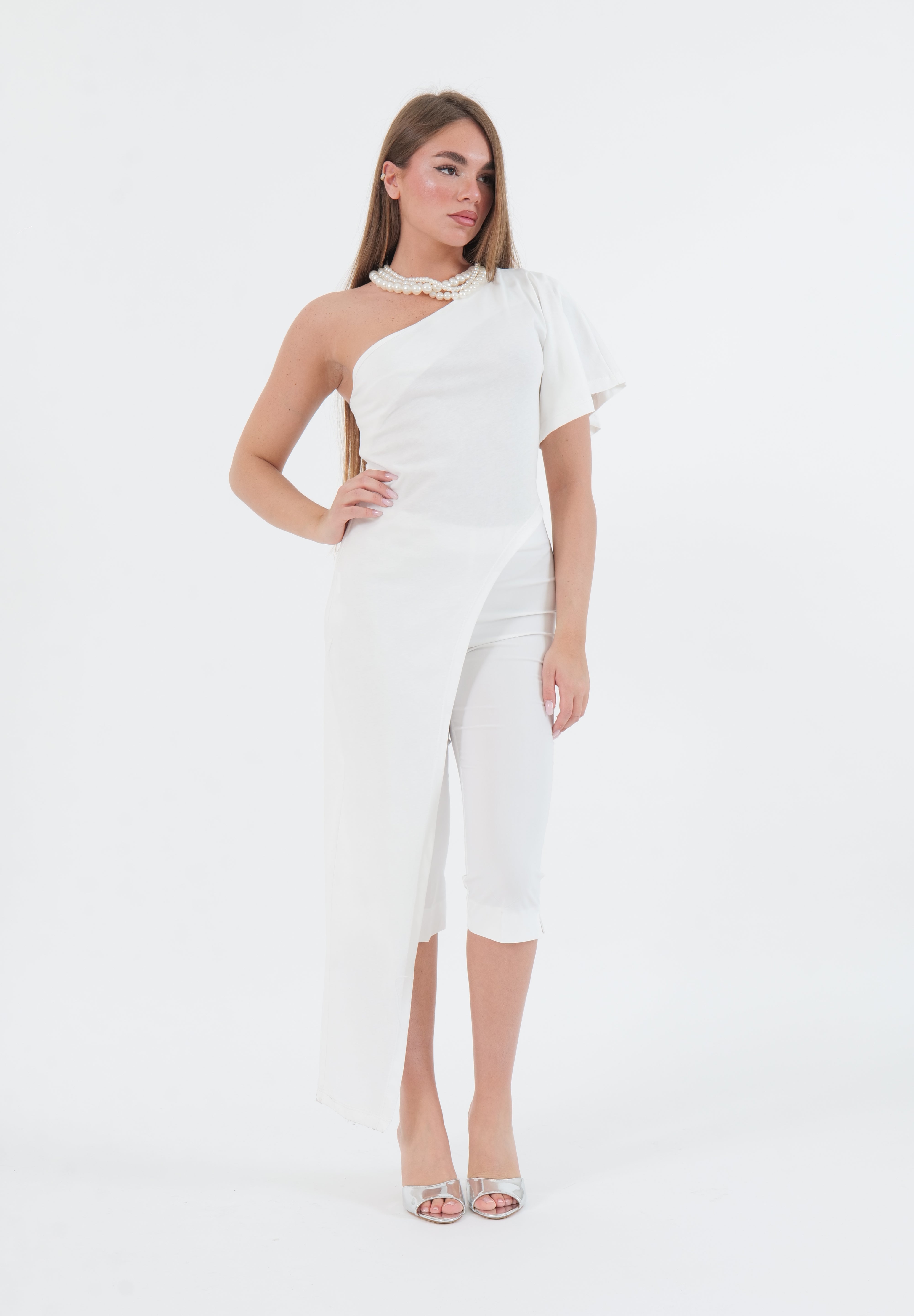 TOP MONOSPALLA BIANCO