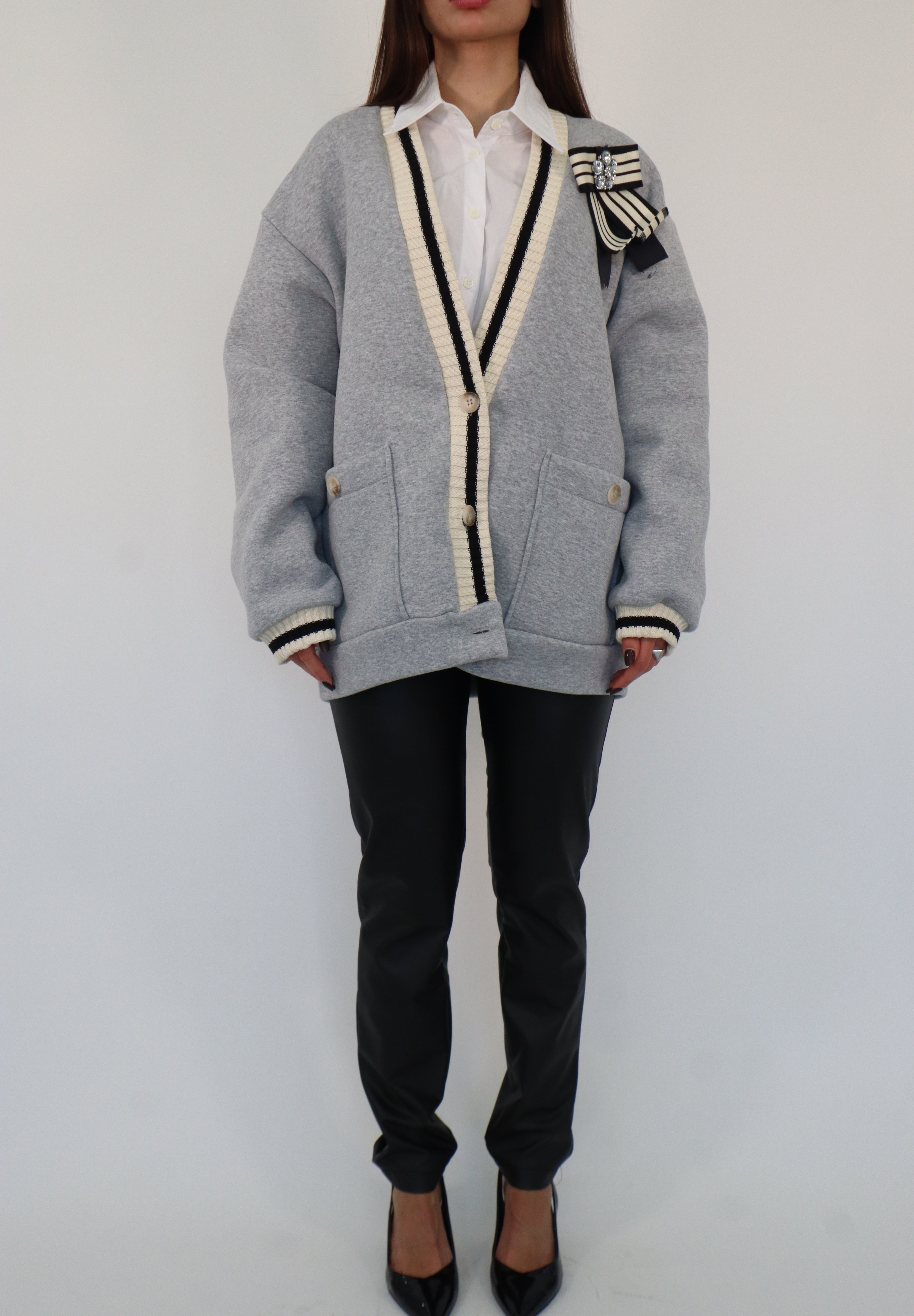 CARDIGAN FELPA