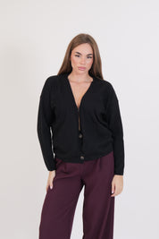 CARDIGAN NERO VICOLO