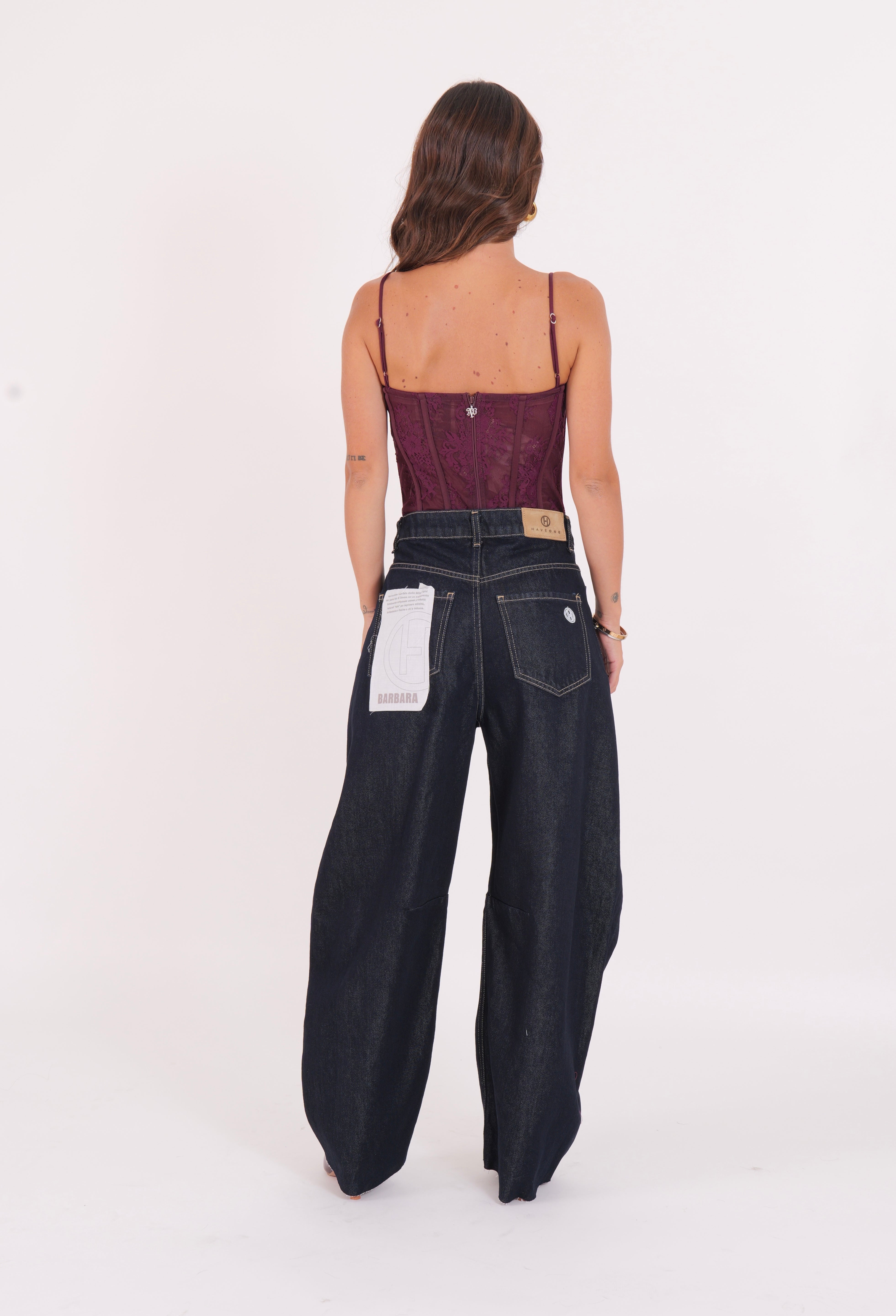 JEANS BARBARA DENIM SCURO