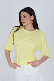 T-SHIRT BRENDA GIALLO