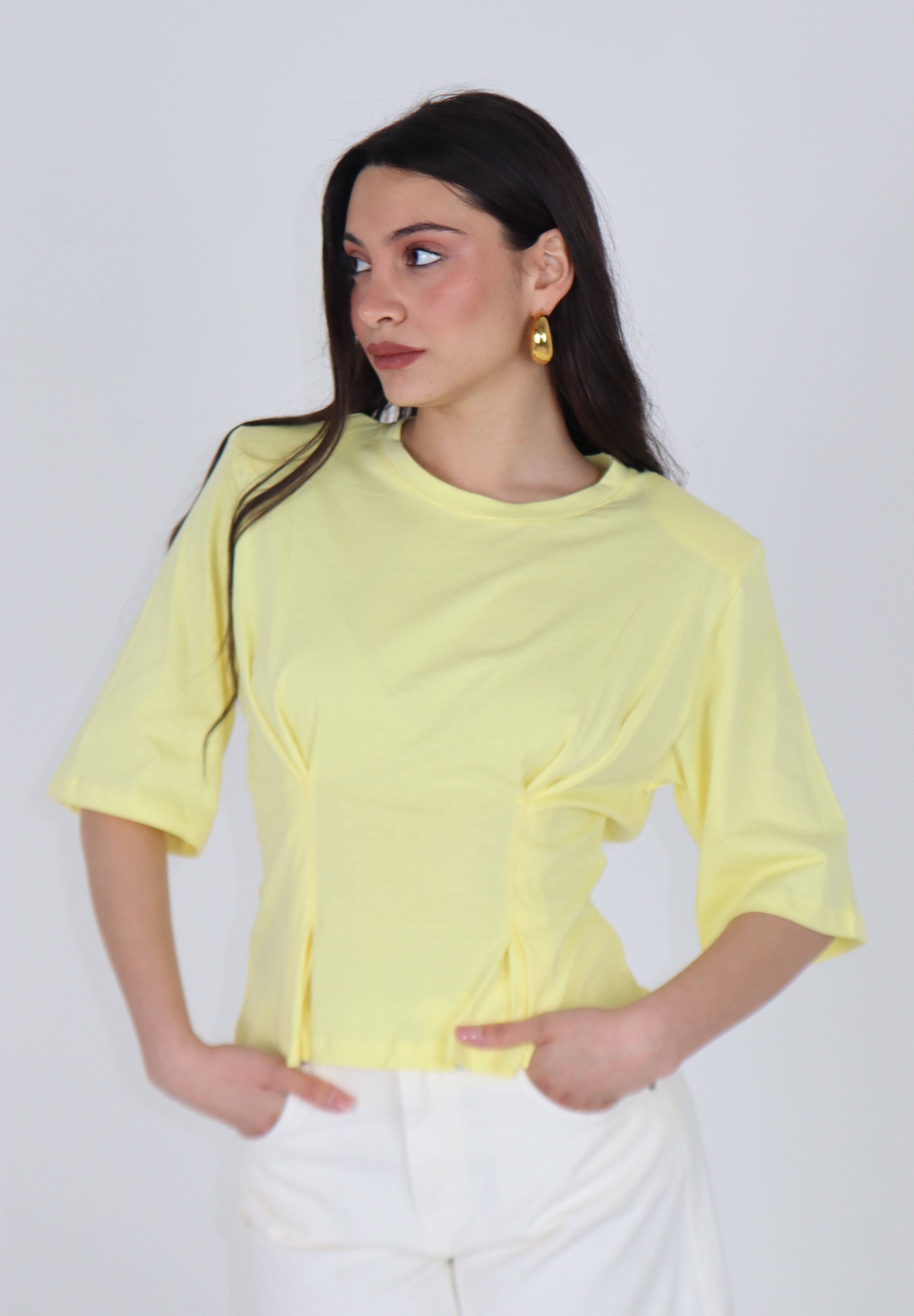 T-SHIRT BRENDA GIALLO