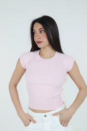 TOP COSTINE ROSA